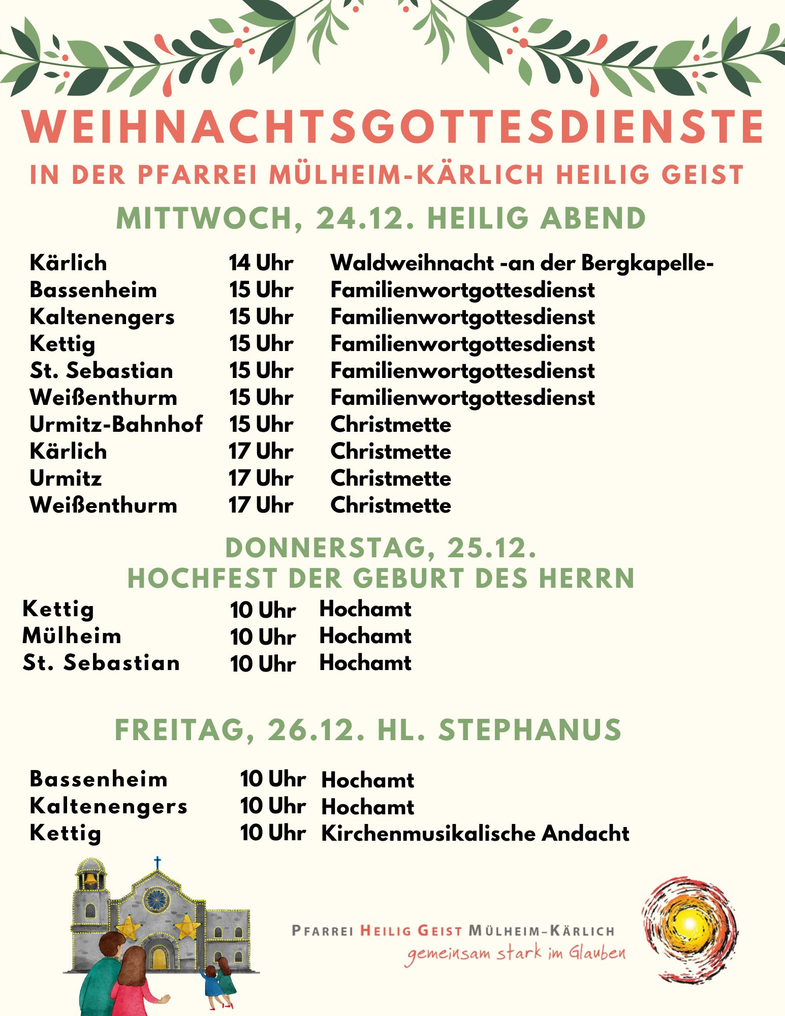 25- Übersicht Weihnachten