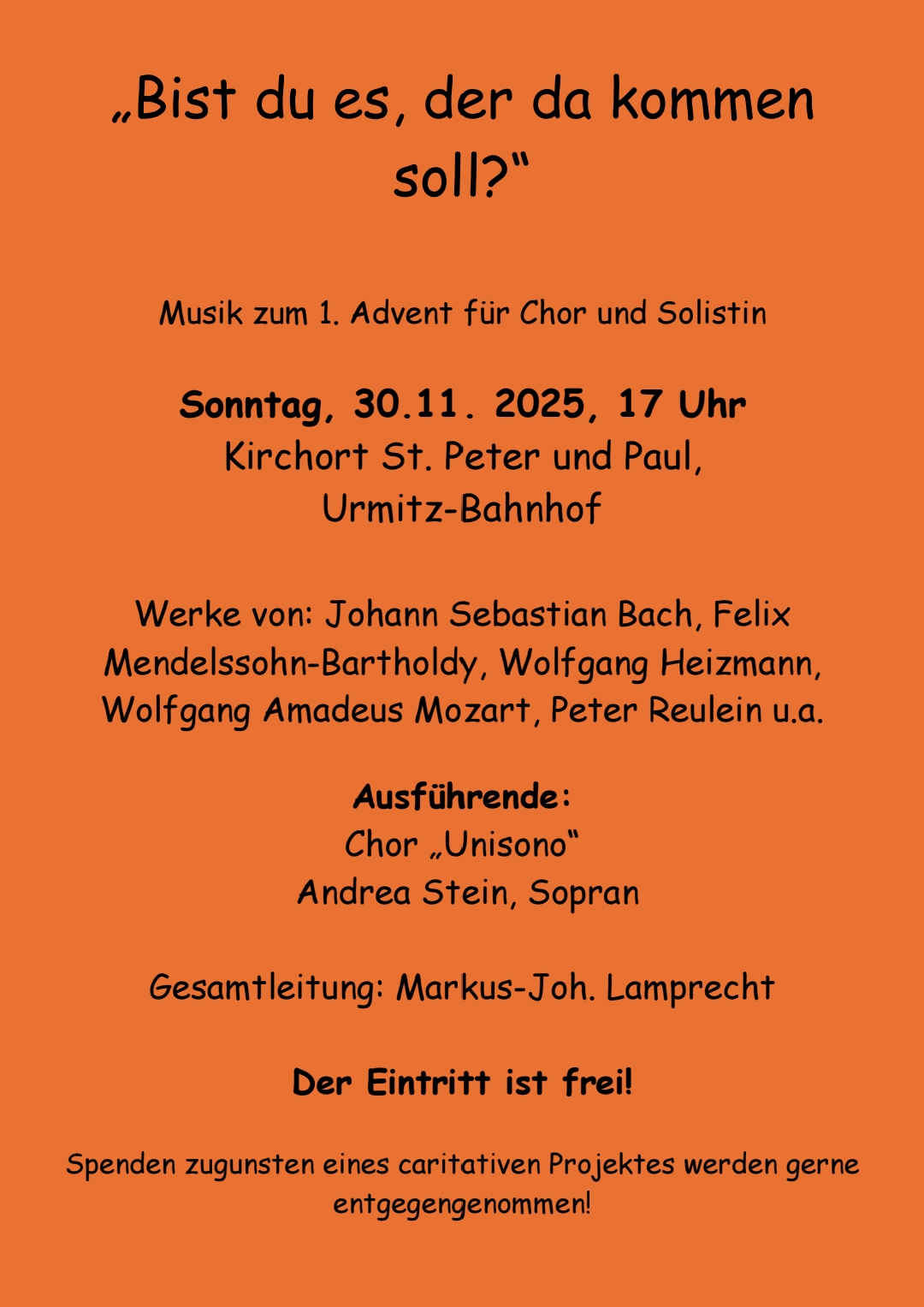 Konzert Unisono