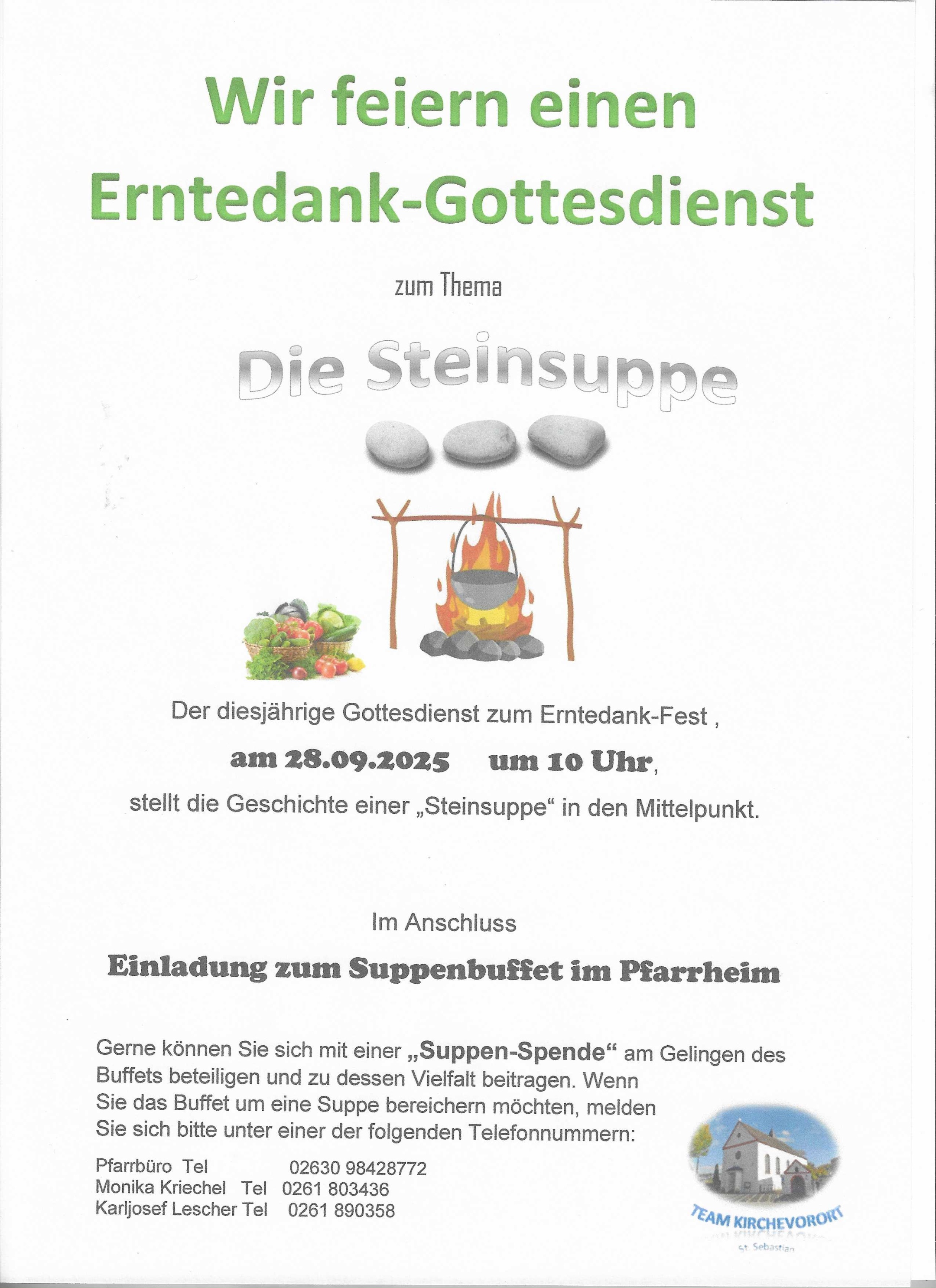 Plakat Erntedank 2025