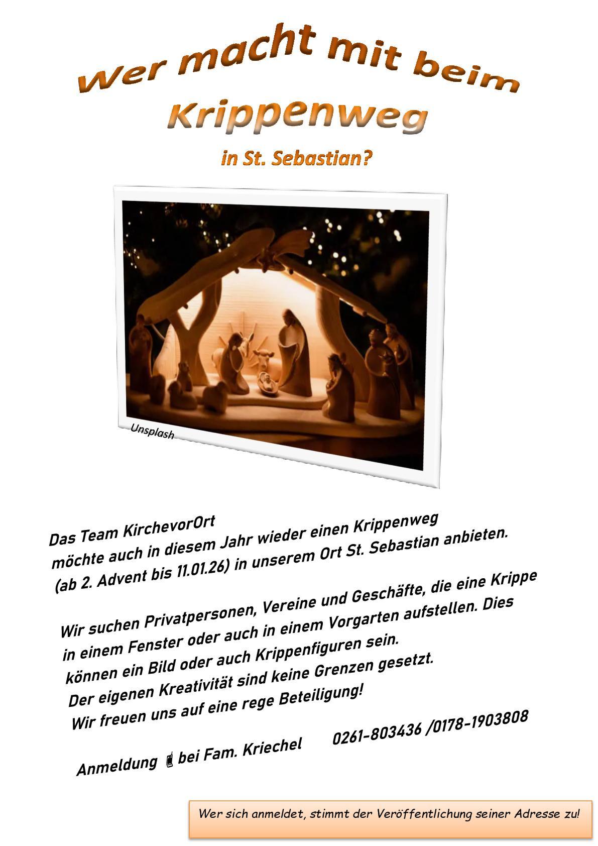 Plakat für Krippenweg 2025-001