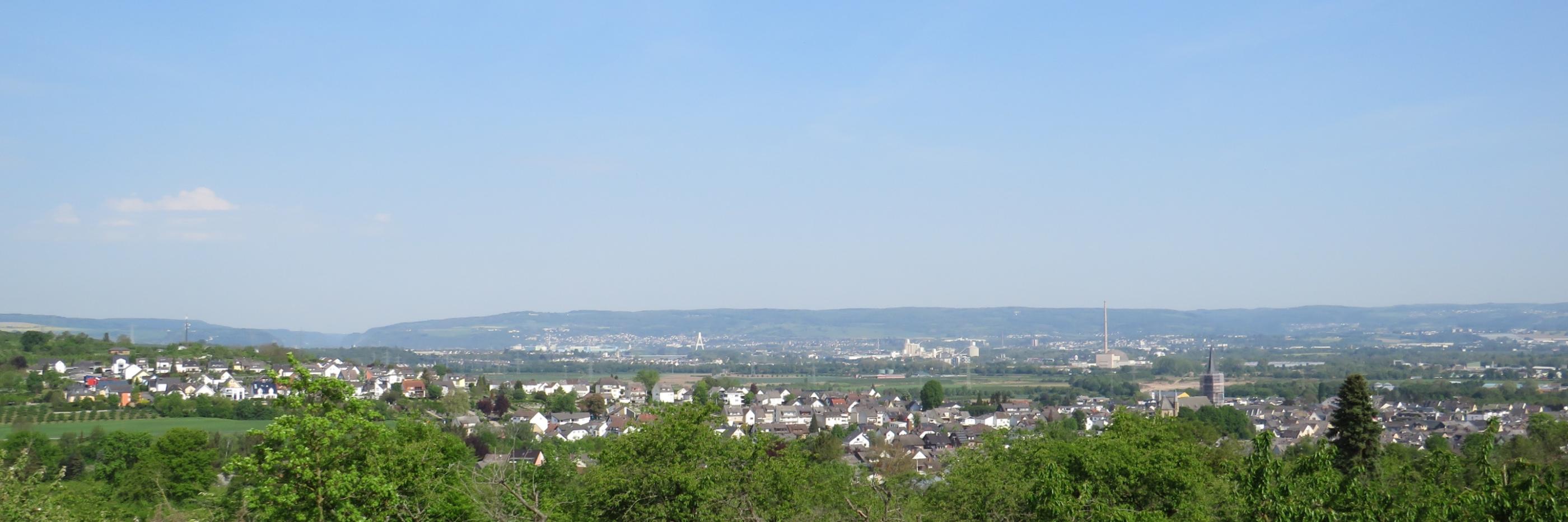 Blick auf Mühlheim-Kärlich