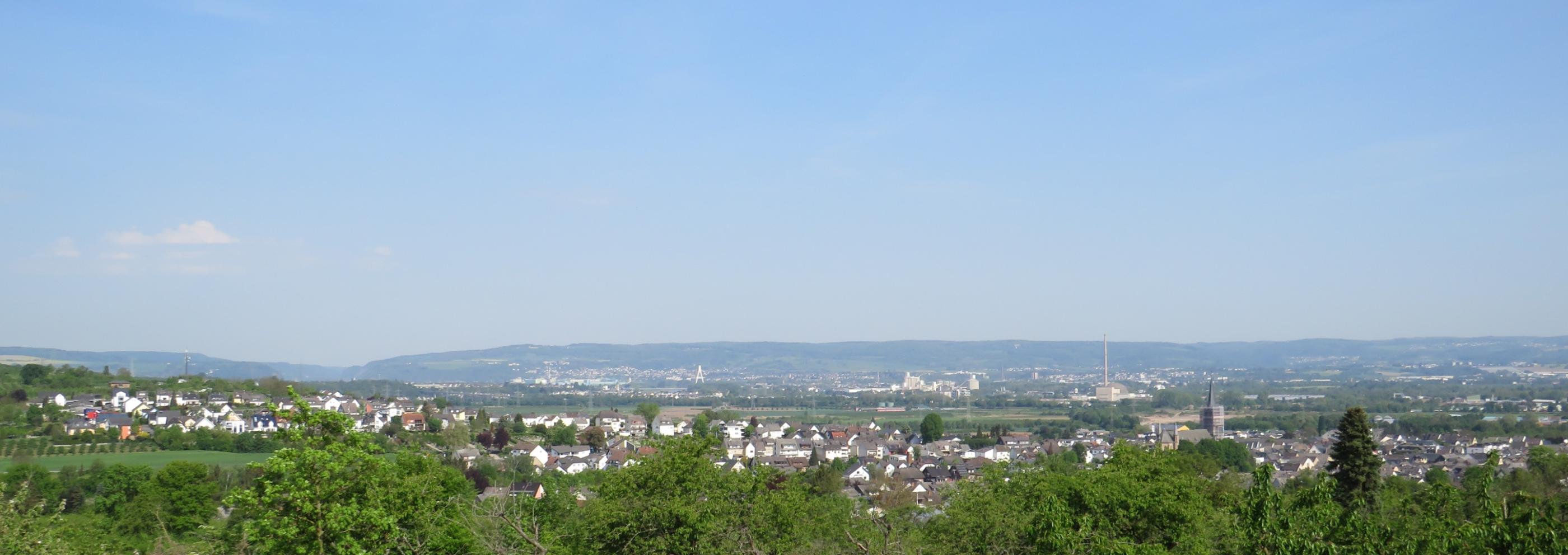 Blick auf Mühlheim-Kärlich
