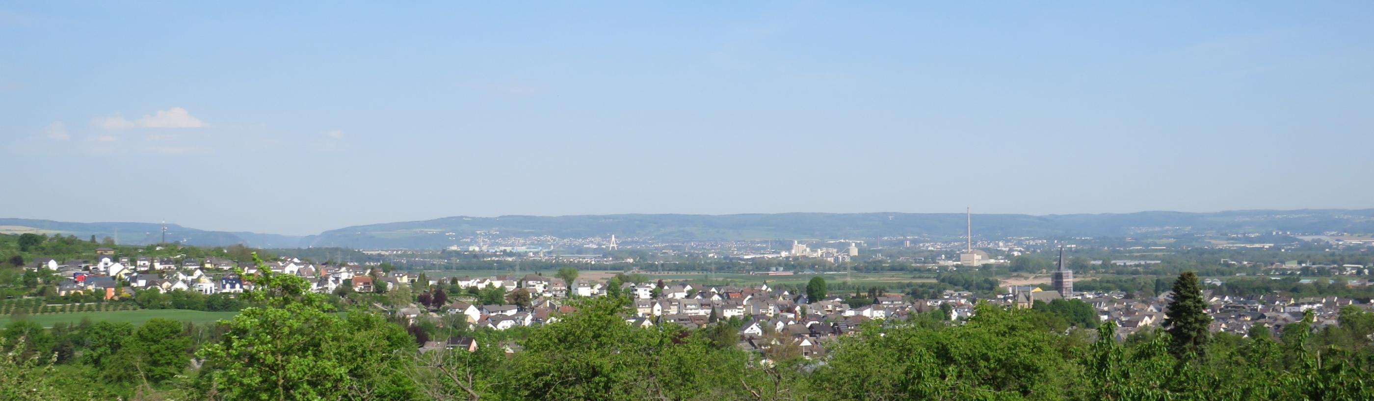 Blick auf Mühlheim-Kärlich